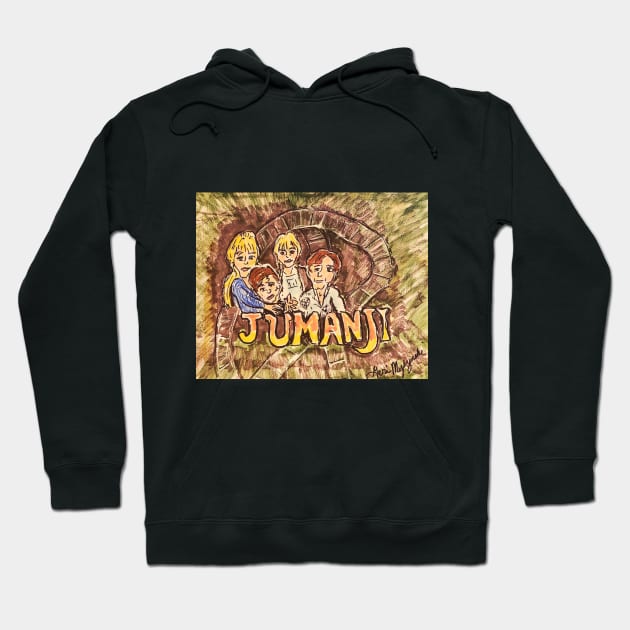 Jumanji Hoodie by TheArtQueenOfMichigan 